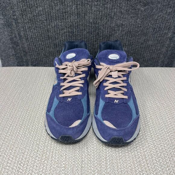 New Balance 2002R Night Tide Navy Pink Suede Shoes Mens 12 M2002RWC main image 4